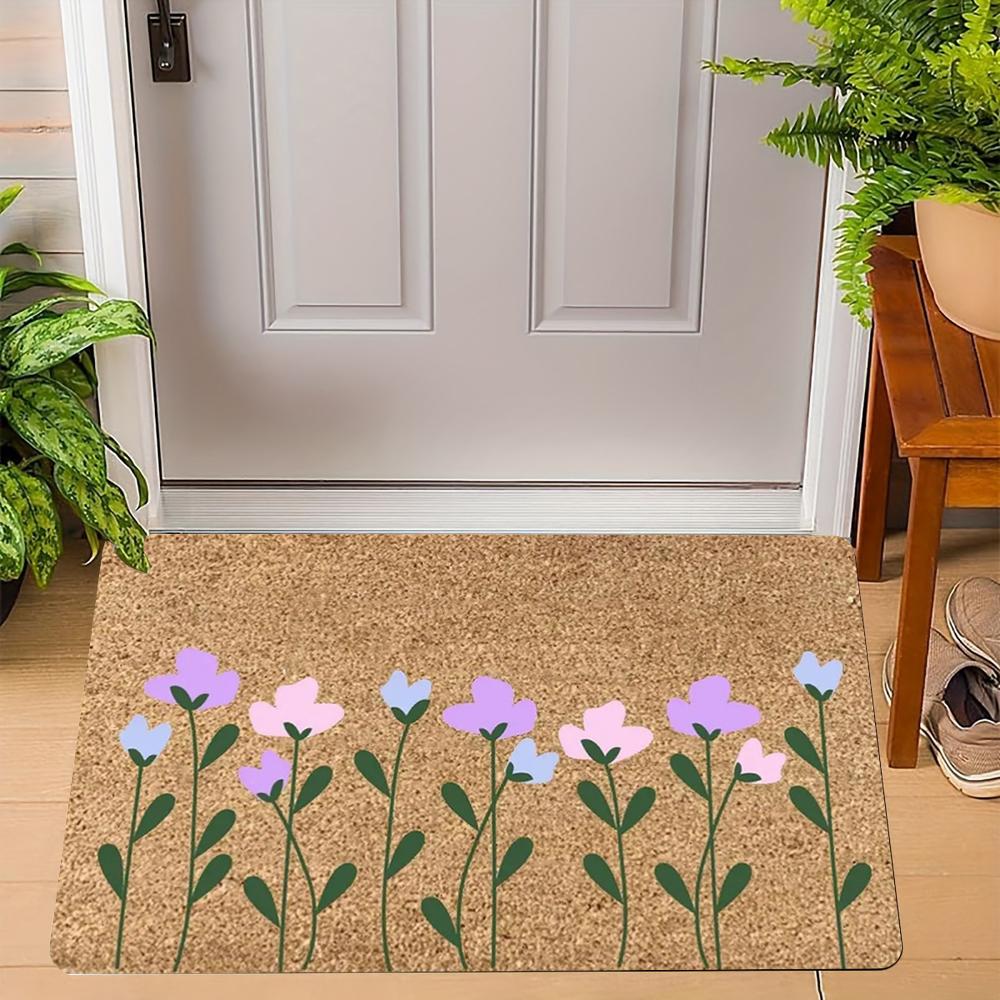 Abstract Art Bouquet Door Mat Creative Door Mat Props Home Door Decoration Front Door Welcome Mat Living Room Bedroom Carpet