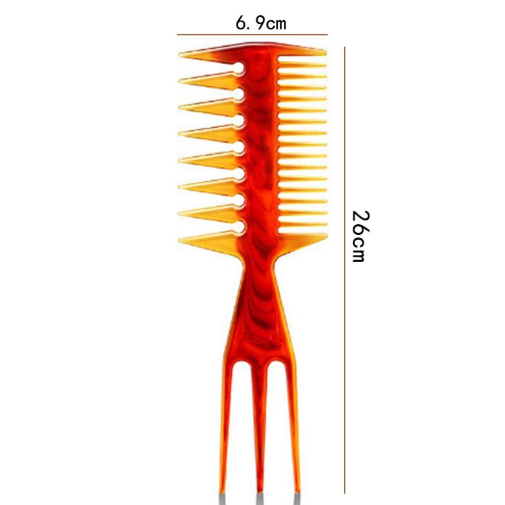 Flat Double-Sided Flat Comb Wide Toothed Hair Oil Head Comb Vintage Wide Tooth Comb