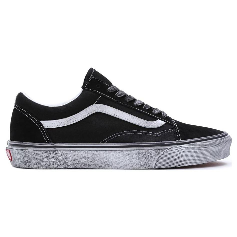 Vans Old Skool Series Durable Non-Slip Low-Top Skate Shoes Unisex Sneakers Black VN0007NTMCG