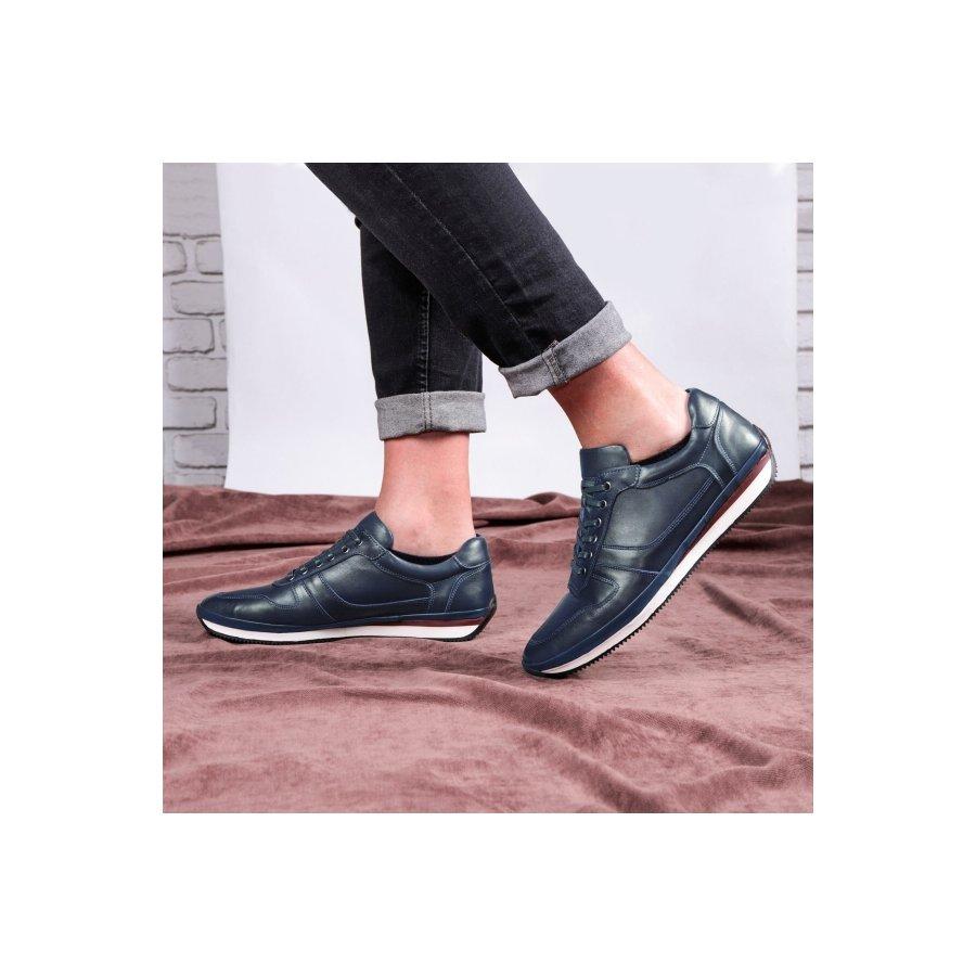 Мужская повседневная спортивная обувь из натуральной кожи