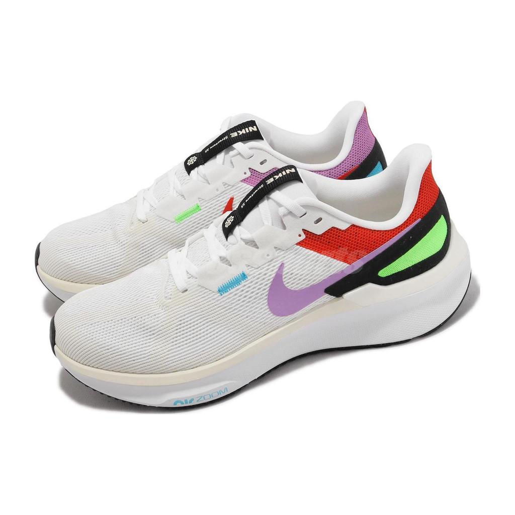 Nike Мужские кроссовки Air Zoom Structure 25 SE Mixing and Matching White Picante-Red Green-Strike FV4867-100