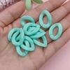 50Pcs 17*24mm Jewelry Making Loose Beads DIY Findings Twist Chain Wholesale Necklace Bracelet Pendant Keychain