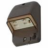 Полностью заземленная водонепроницаемая розетка Panasonic, фиксаторного типа, с клеммой заземления, для открытого и утопленного использования, коричневая WK41029A