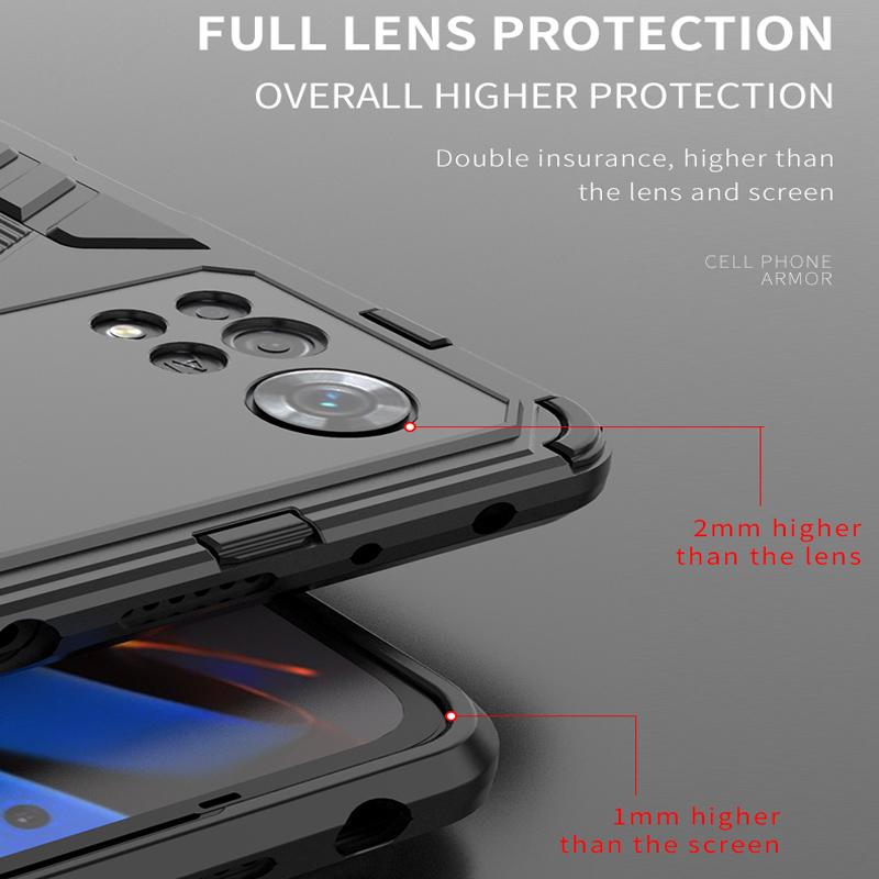 Чехол для Xiaomi Redmi Note 12 12S 12C противоударный бронированный задний чехол для POCO X3 X4 X5 X6 F3 GT F4 F5 Pro M4 M5 M5S 5G чехол для телефона