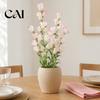 Maintenance Free Faux Plants Artificial Lily of The Valley Flowers,Realistic Bellflower Bouquet for Wedding Table Centerpieces And Floral Arrangements