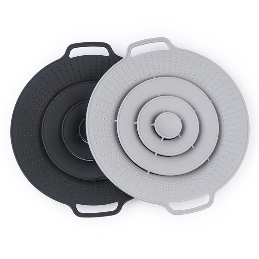 Universal Silicone Spill-proof Pot Lid Cookware Anti-splash Lid Kitchen Anti Overflow Protect Utensil Reusable Pot Pan Cover