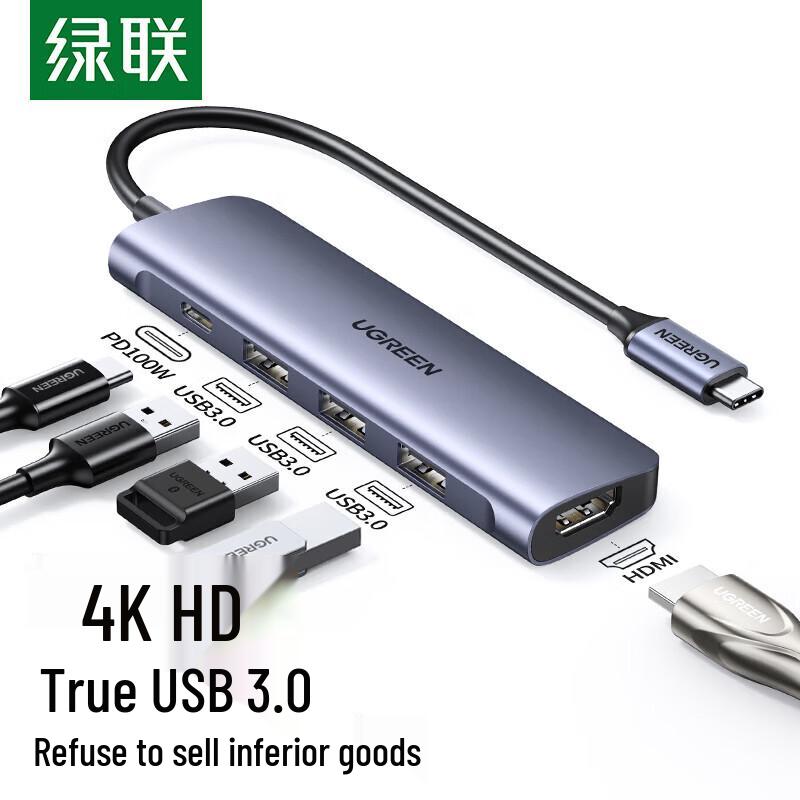 UGREEN USB-C to 4K HDMI 5-in-1 Hub