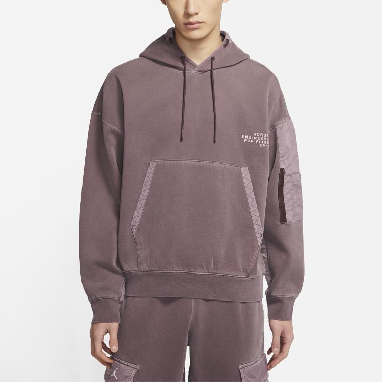 Jordan Мужская толстовка с капюшоном 23 Engineered Fleece Pullover Hoodie Taupe Haze CV2768-255
