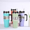 30oz Stainless Steel Vacuum Insulated Tumbler with Lid Thermal Coffee Car Cup Travel Mug Large Capacity with Handle Straw Mug
