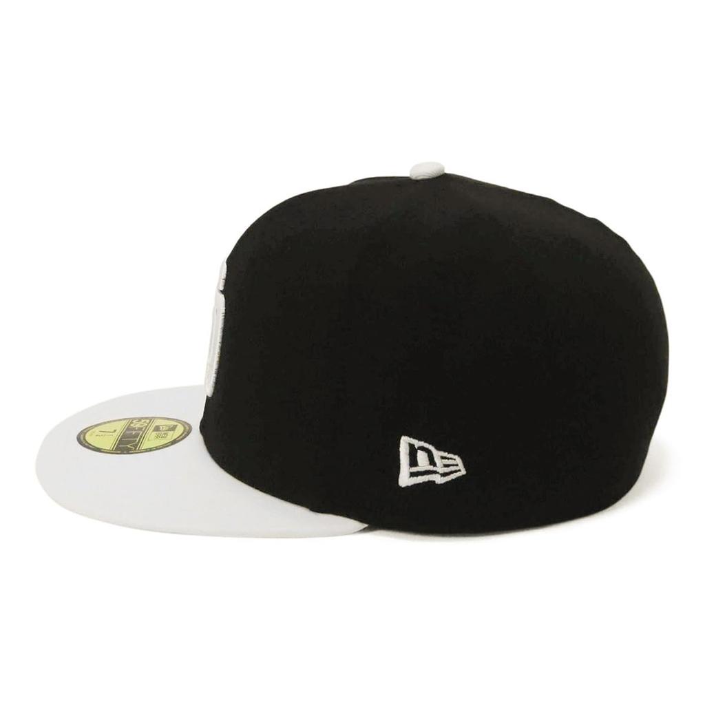 New Era Cap 59FIFTY 14676980 NER35C8246 MLB San Diego Padres SD Black SIDE PATCH 2-Tone ONSPOTZ Exclusive Men's Women's Hat 5950 Side Patch Straight