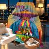 Scooby Print Blanket - Soft & Comfortable, for Bedroom, Travel, Sofa, Home Decoration - Birthday Christmas Gift for Friend