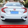 ABS Car Logo Auto Front Grille Emblem Trunk Sticker Accessories For Honda Civic Type-R Accord 8th 9th 9.5th 10th 11th Generation