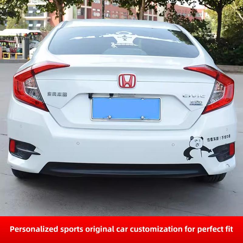 ABS Car Logo Auto Front Grille Emblem Trunk Sticker Accessories For Honda Civic Type-R Accord 8th 9th 9.5th 10th 11th Generation