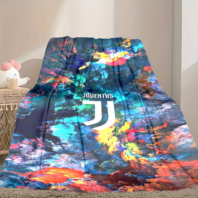 [Juventus Football Club Blanket] Soft Throw Blanket for Bed Sofa, Holiday Gift Blanket for Women Men Family Friend