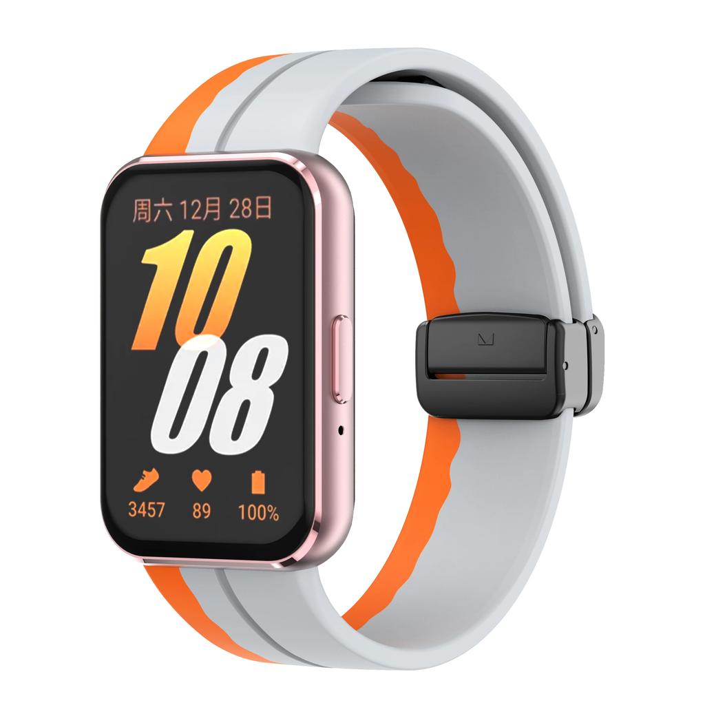 Silicone Strap For Samsung Galaxy Fit3 Watch Band Magnetic Buckle Wristband For Samsung Galaxy Fit 3 Bracelet Replacement Correa