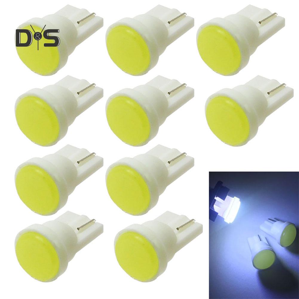 DYS Auto Shop 10Pcs Car Vehicle LED Light Wedge Door Instrument Side Lamp Bulb