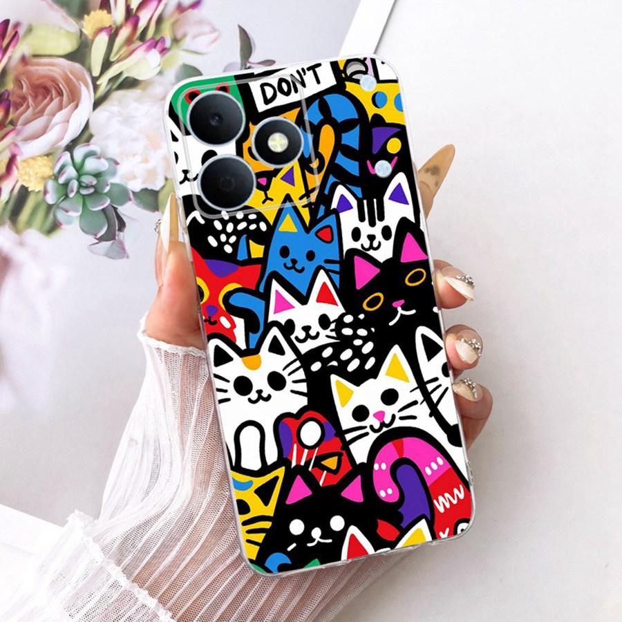 Чехол для телефона Realme Note 80 Модный стиль Силиконовая мягкая задняя крышка Для Realme Note80 RMX5388 Note 80 Чехол Мультяшки