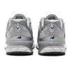 New Balance 990 V5 Винтажные кожаные низкие беговые кроссовки Женские Серые D Ширина (унисекс) Беговая обувь