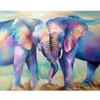 Frame Elephant Painitng By Numbers For Starter Kit Diy Crafts Acrylic Paint On Canvas For Home Wall Art 40x50