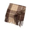 Autumn and Winter Scarf for Women Fashionable and Versatile Korean Style Plaid Warm Simple Couple Women's Scarf Student Men's Cold Proof Shawl