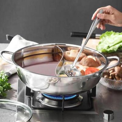 Кастрюля из нержавеющей стали с отделениями для семейных посиделок