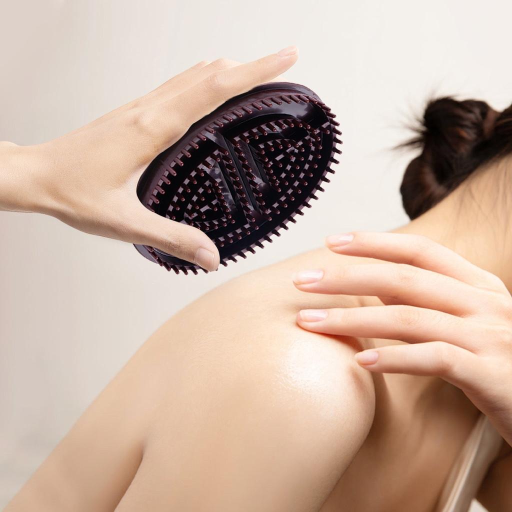 Набор для массажа от целлюлита Массажное масло Акупрессура Карта Удаление Щетка Петля Щетка Подходит для женщин и мужчин, 10 мл