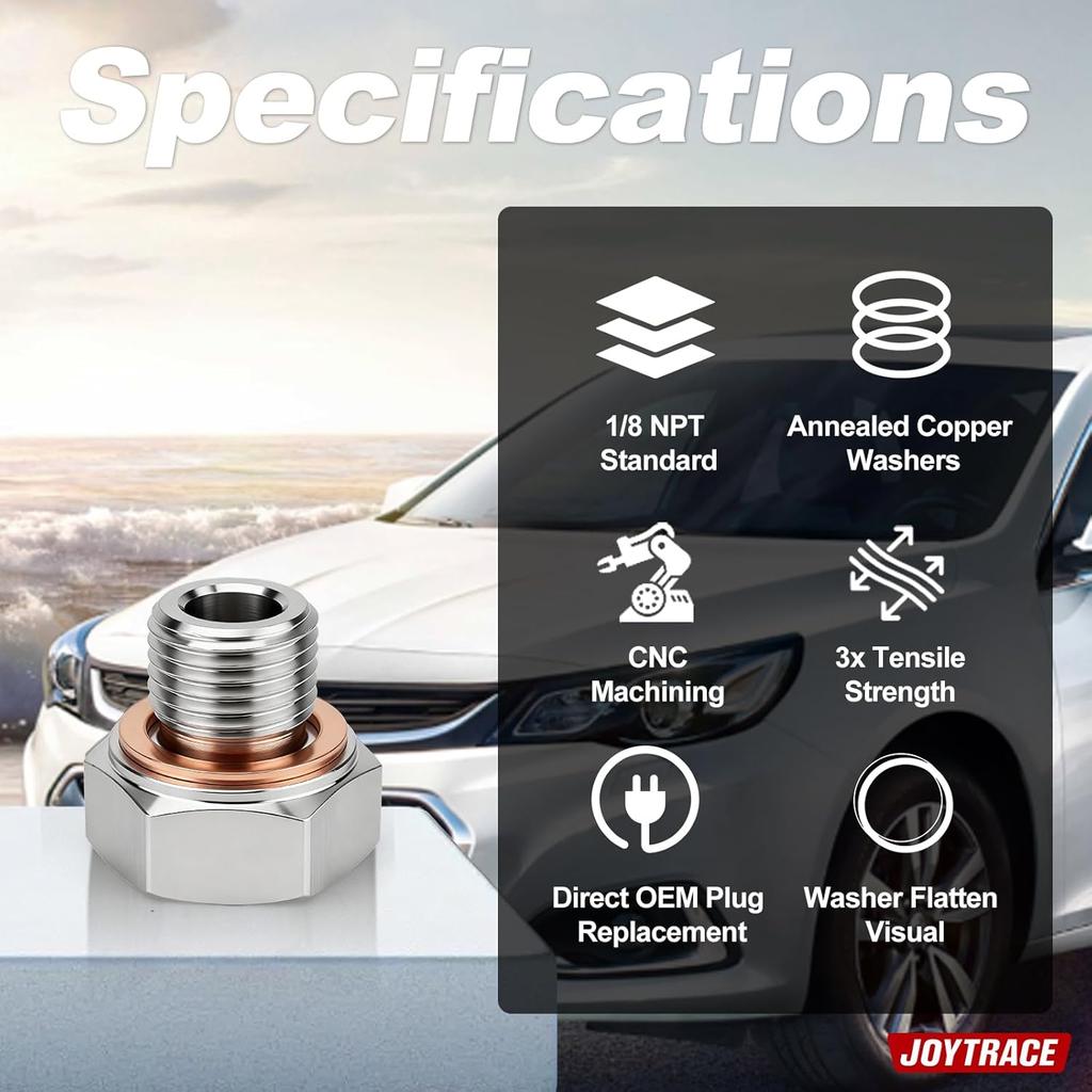 Oil Pressure Sensor Adapter For GM LS Series Engines LS1 LSX LS3 4.2L 4.3L 4.8L 5.3L 6.0L 6.2L M16 1.5