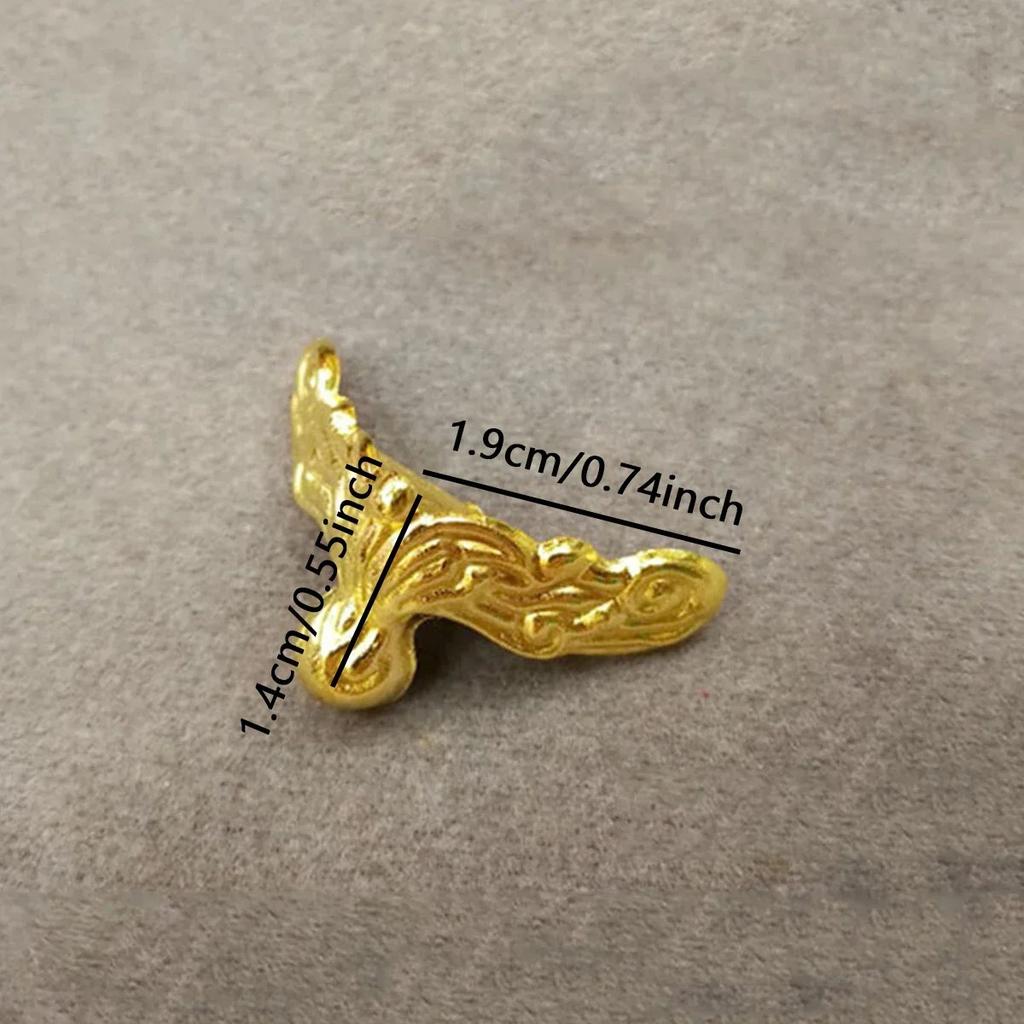 4pcs - Gold foot alloy furniture corner protectors