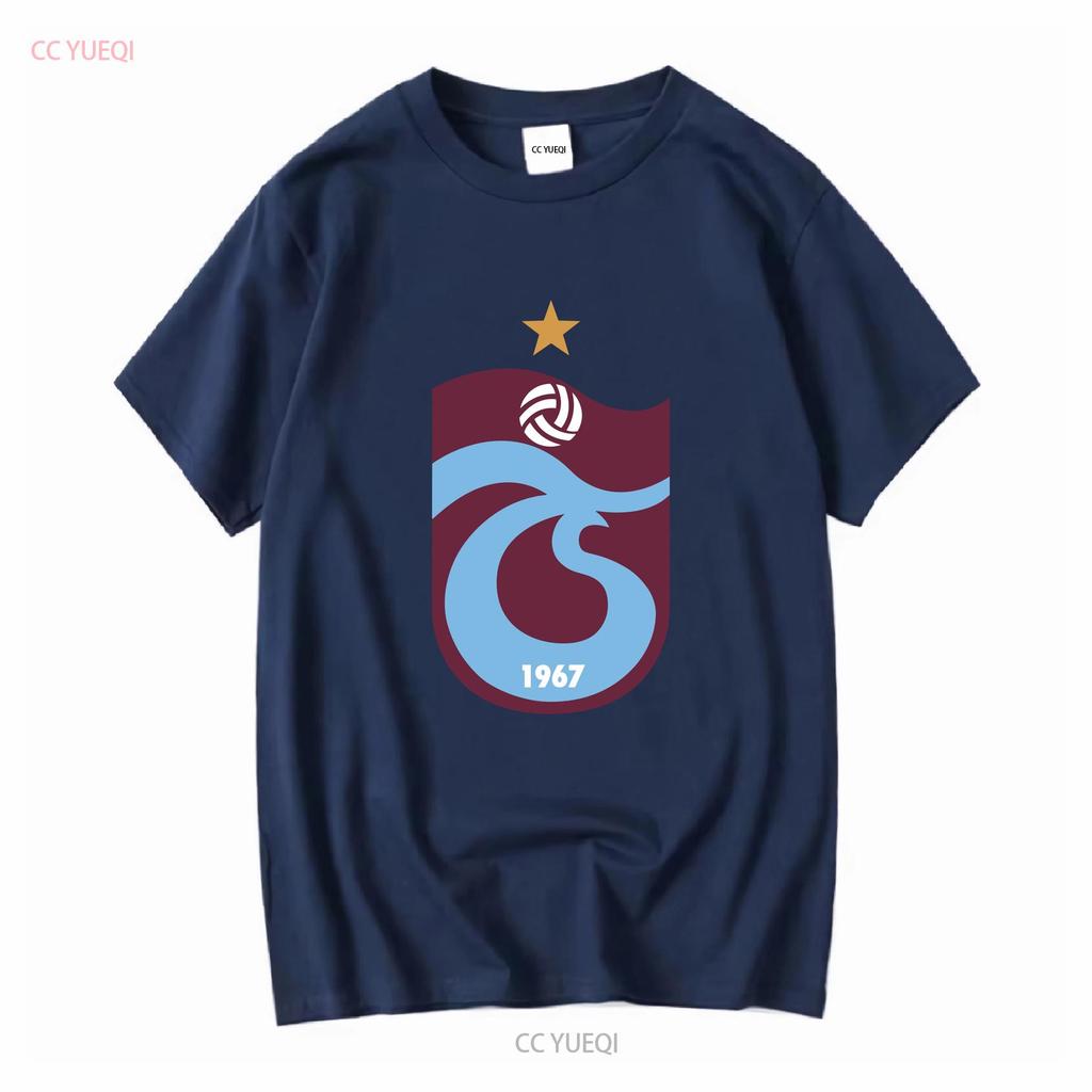 Logo Trabzonspor Active T Shirt Funny Size Mode American long or short sleeves vintage Washed Soft Top For Everyday Wear