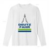 Deutz Fahr Logo Print T Shirt for Men Stylish and Comfortable  vintage Washed graphic Slightly Unisex Versatile homme Casual