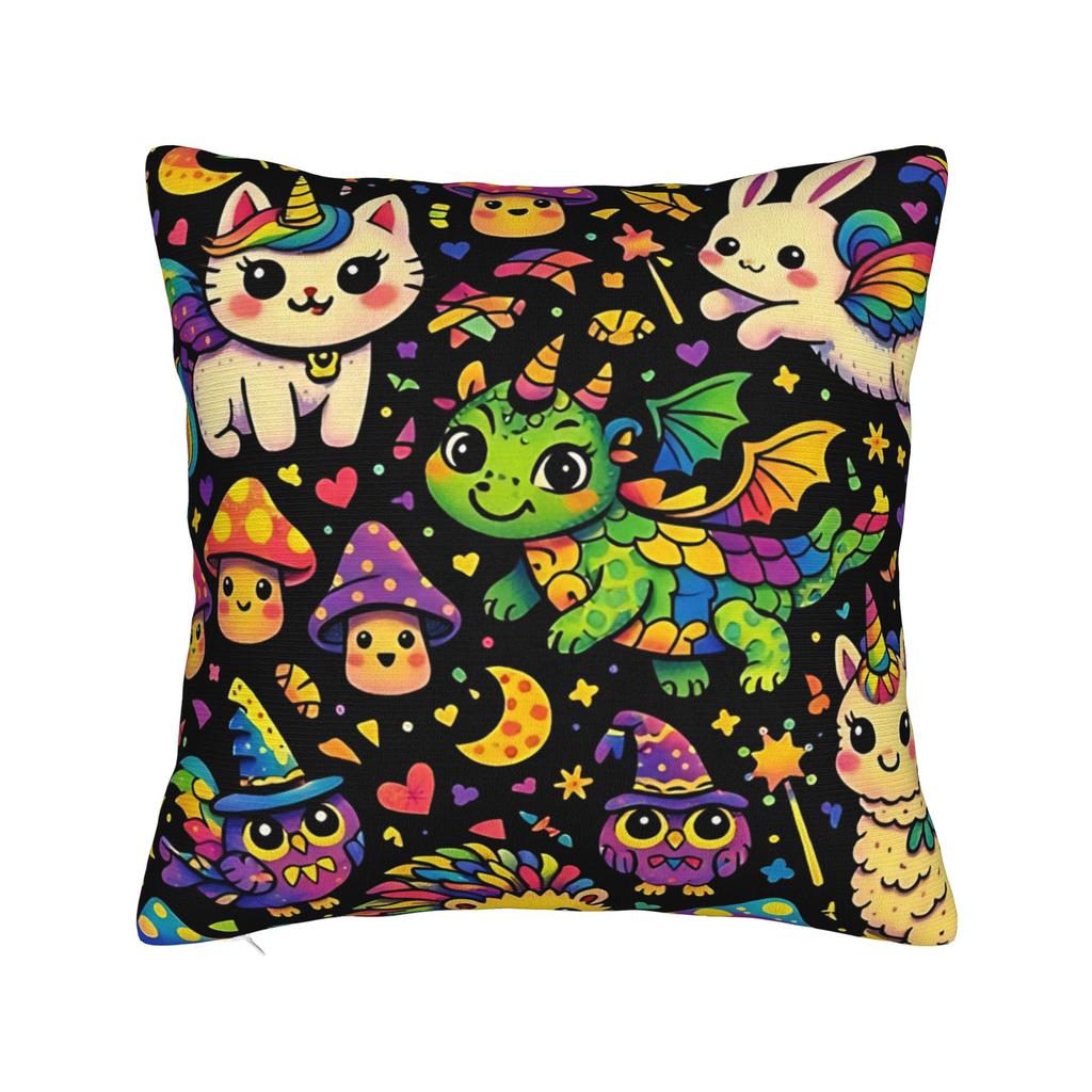 Dragon Tales Pillow Case Comfy Pillow Cover Morden Cushion Cover For Living Room Chair