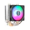 Бесшумный кулер для процессора Frost Dual Heat Pipe с вентилятором Luminous для настольных компьютеров AMD и Intel 1151/1155/2011