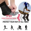 One Ankle Pair Compression Socks Sports Protection Basketball Running Sock Ankle