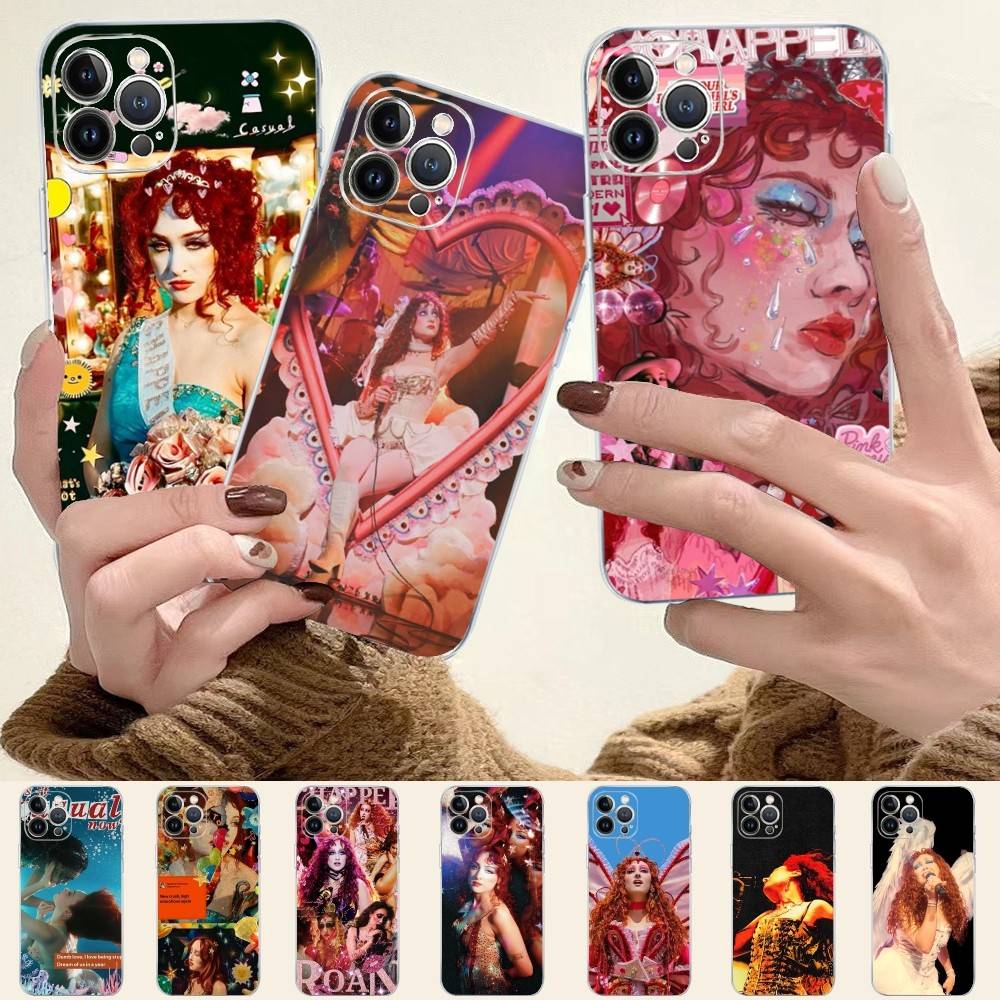 Чехол Singer C-Chappell R-Roan для iPhone 11 12 13 14 15 16 17 Pro Max Plus Air Прозрачный Clear Ударопрочный