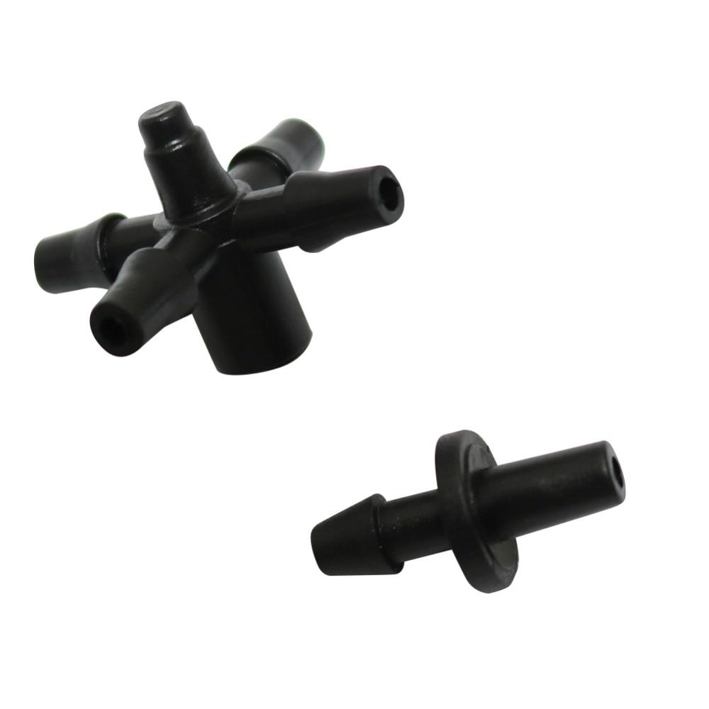 Насадка для капельного полива пластиковая, 5 отверстий, пластик. Внутренний диаметр выхода воды 3/5мм. Легко подключается к шлангу. Хорошо выдерживает изменения напора воды. В наборе 50 шт