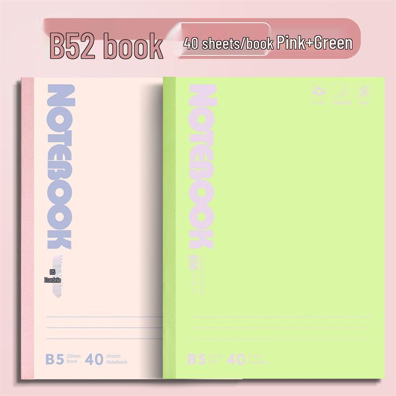 Яркий блокнот в стиле Color Block формата A5/B5 - Идеально для студентов, Мягкая обложка, Не просвечивает, Гладкое письмо