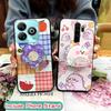 Phone Lens Protection Glitter Phone Case For ZTE Blade A75 4G/Z2359 Dirt-resistant Skin Feel Silicone Simplicity Durable