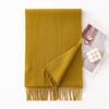 DayApril Women's Pure Wool Tassel Scarf