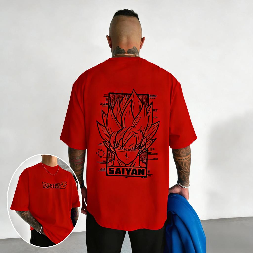 New Dragon Ball Anime Son Goku Printed Cotton T-shirt 2026 Men and Women Summer Street Hip Hop Casual Short Sleeve Top