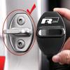 WGLRK1 4Pcs for Volkswagen VW Rline Jetta Santana Golf Polo Lavida Tiguan T-Cross Passat Bora Car Door Lock Cover Protect Buckle Case