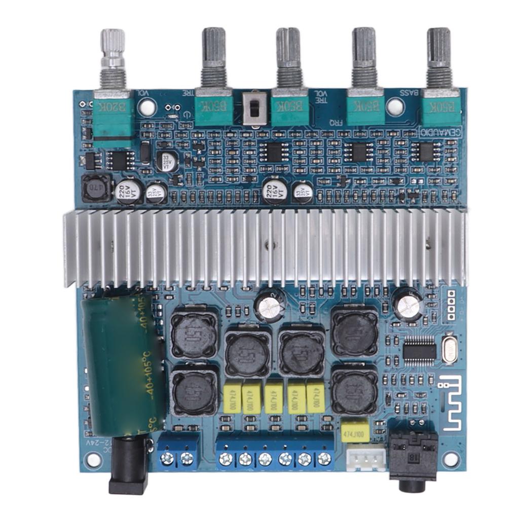 Subwoofer Amplifier Board High Power Bluetooth Audio Amp DC12V?24V 2.1 Channel TPA3116 50W+50W+100W