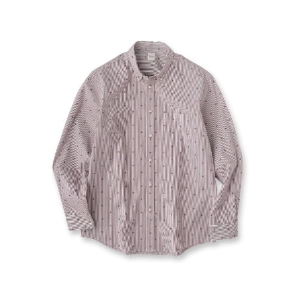 Повседневная шляпа Takeo Kikuchi с жаккардовой полоской и мотивом, угольно-серая, размер 03 07081504, мужская рубашка, рубашка, (314) (L),