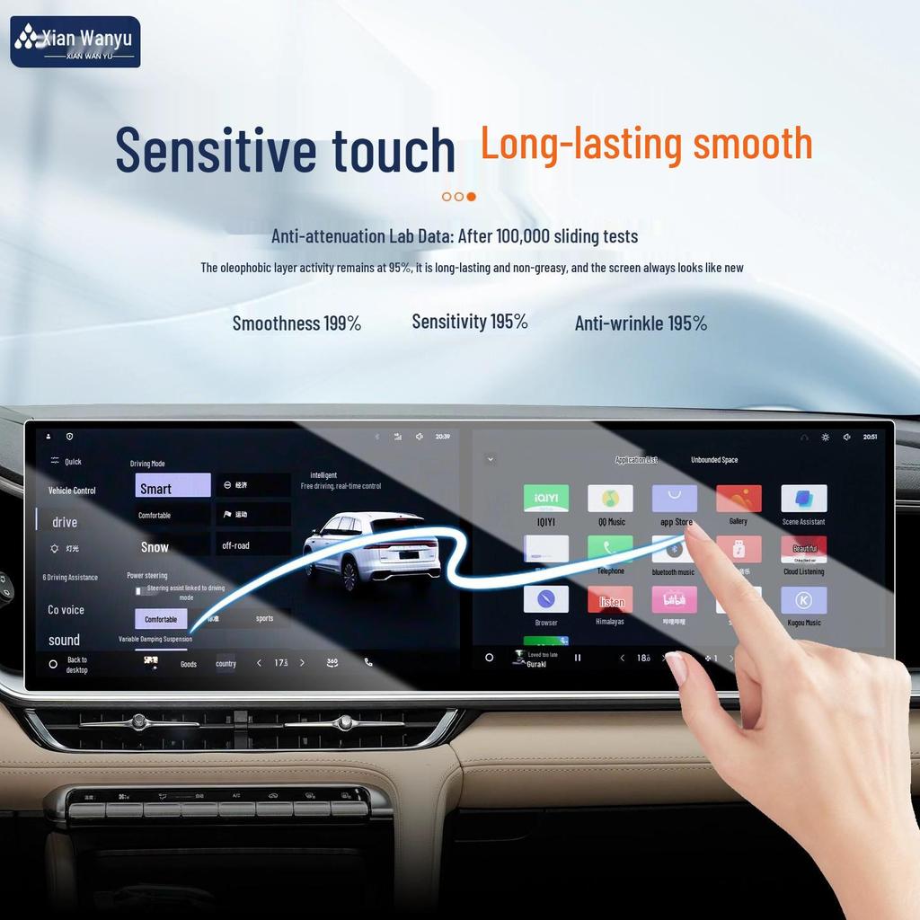 Закаленное стекло для Geely Xingyue L: Защитная пленка для экрана навигации и аксессуар для интерьера автомобиля, совместимые с 26 моделями.