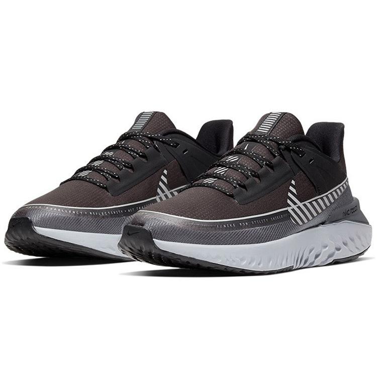 (WMNS) Nike Legend React 2 Shield 'Black Reflect Silver' Women's BQ3383-001