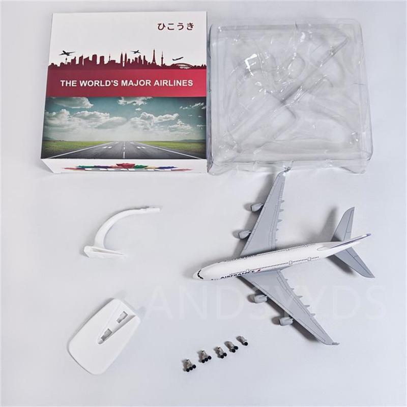 Декор комнаты 20 см Миниатюрный самолет A380 Металл Масштаб 1/400 Самолет Авиалиний Air France Сплав Модель Литой Авиационный Коллекционный