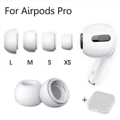 Дождевые вкладыши для Airpods Pro 1/2 Амбушюры Силиконовый чехол Отверстие для сброса давления Амбушюры Подушечки вкладыши Наушники Air Pods Pro