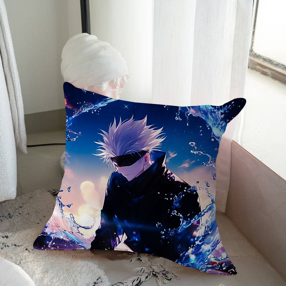 Аниме S-Сатору Г-Годжо Наволочка Чехол для диванной подушки Украшение для дома и комнаты Детский подарок
