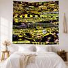 Borussia Dortmund Wall Decor Tapestry Art For Pet Memorial Birthdaywedding Party Backdrop Family Gift
