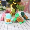 Adorable Ocean Animal Turtle Plush Toy Cute Keychain Attachment Small Size