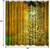 Opulent Gold Art Deco Style Shower Curtain Polyester Waterproof Bohemian Tapestry Bathroom Home Decor Luxury Pattern Curtain for